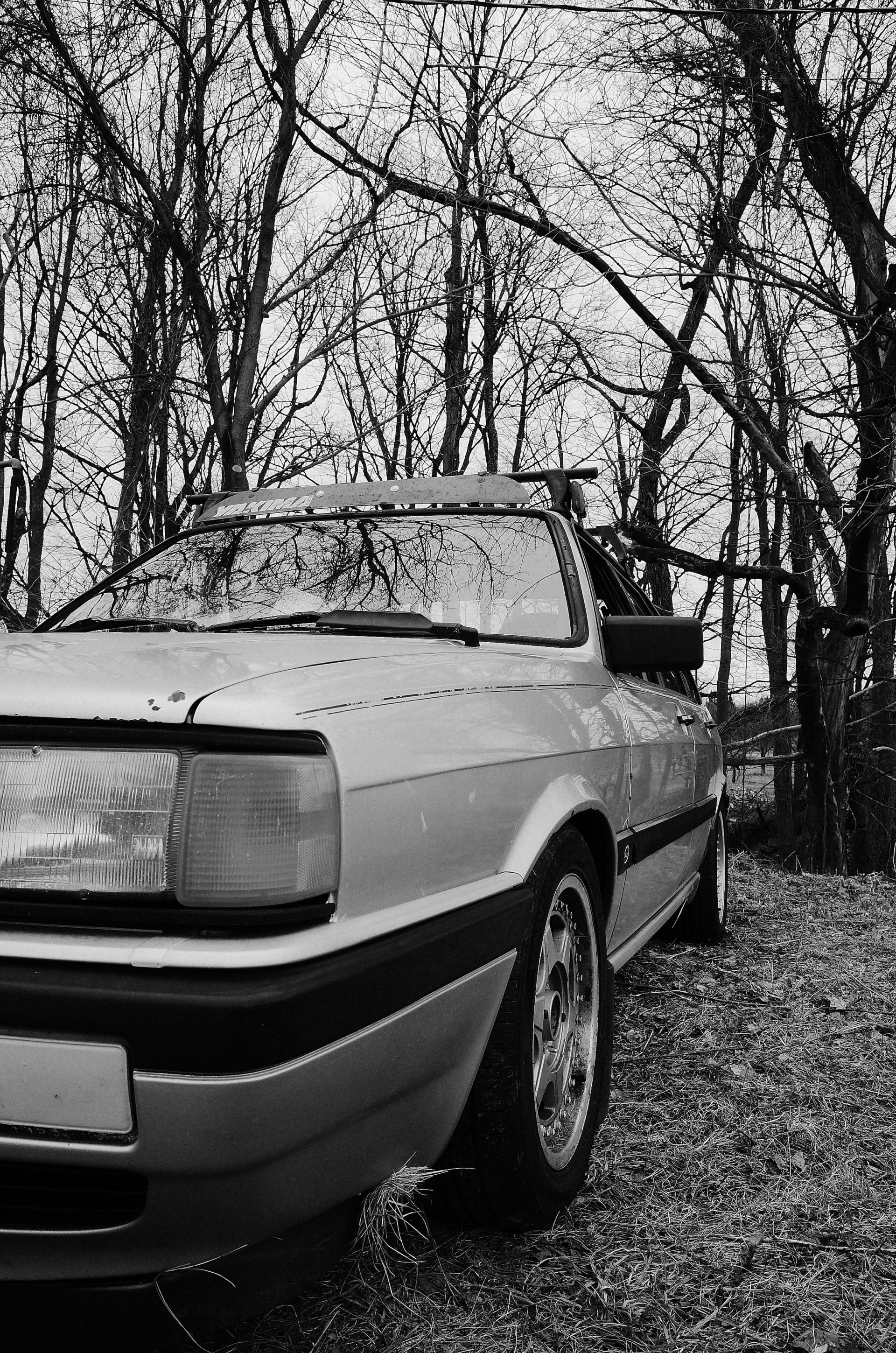 vintage audi s4 4000 in old orchard at Suttons Bay Michigan